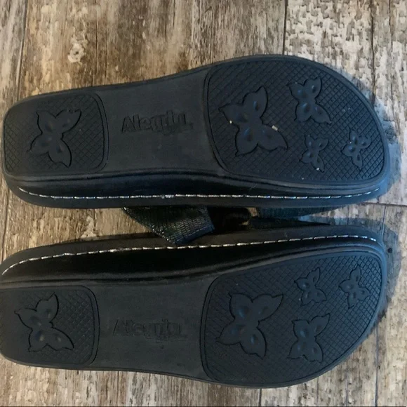 Alegria Colette Royal Sandal 42‎ 11 black multi colored - Picture 10 of 12